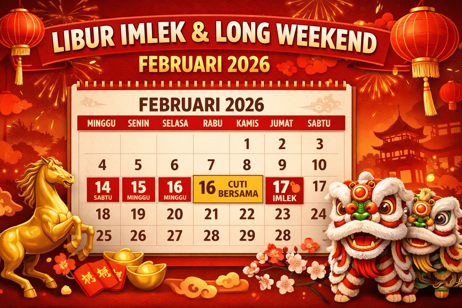 Kalender Libur Imlek 2026