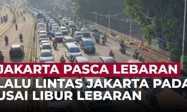 Pasca Lebaran, Kepadatan Lalu Lintas Di Jakarta Kembali Terjadi