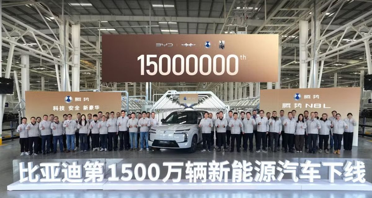 BYD Pecahkan Rekor, 16 Juta Mobil Listrik Berhasil Diproduksi