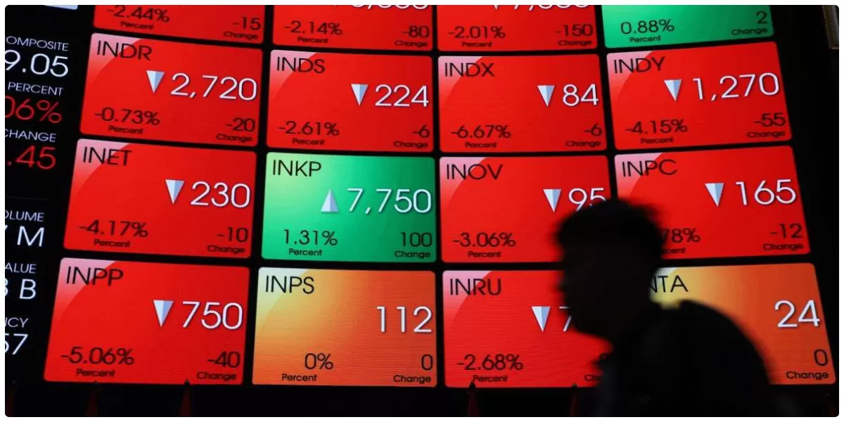 Bursa Memerah! 10 Saham Top Losers Di Maret–Awal April 2026