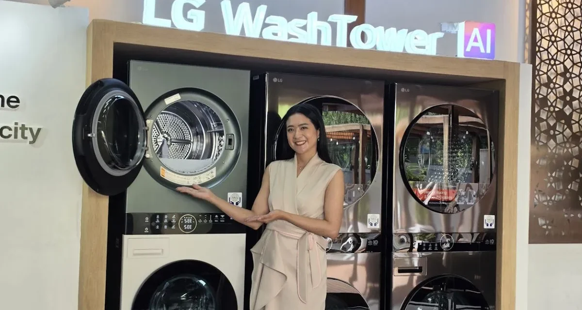 LG Hadirkan Mesin Cuci Jumbo Dengan Teknologi AI Canggih