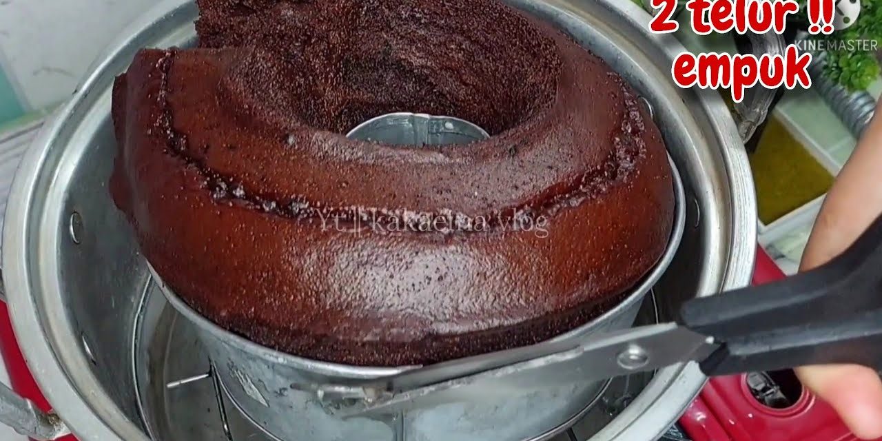 Brownies Kukus 2 Telur Takaran Gelas Anti Gagal, Camilan Simpel