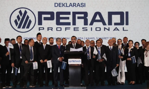 Peradi Profesional Resmi Berdiri, Deklarasi Digelar Di Jakarta
