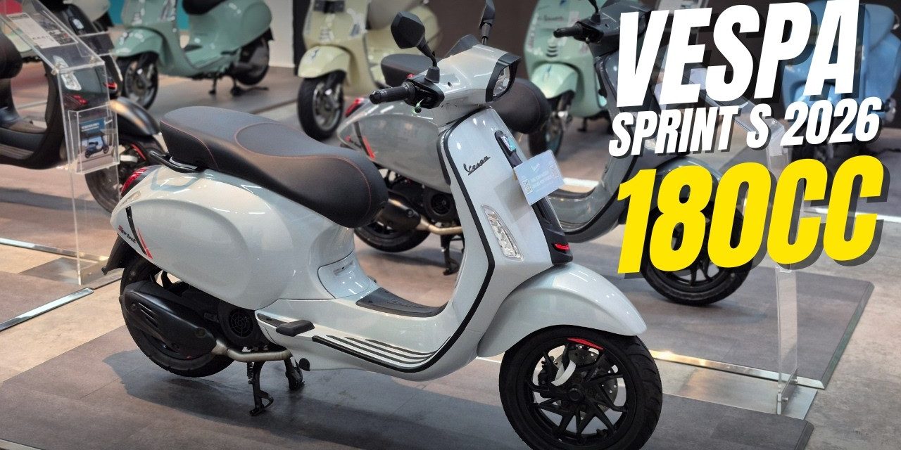 Upgrade Mesin Vespa: Primavera Dan Sprint Dapatkan 180cc